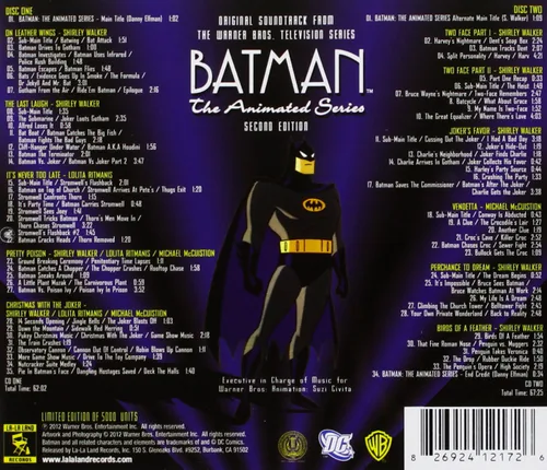 Vista 2 de Batman The Animated Series Vol 1 - Original Soundtrack
