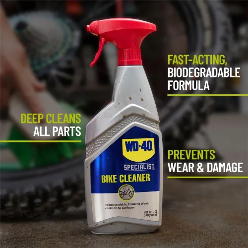 Vista 2 de WD-40 Specialist Bike Cleaner, 32oz, gatillo espumoso aceites de bicicleta