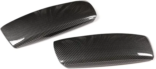 Vista 3 de YIWANG Almohadilla de cubierta de reposabrazos de fibra de carbono ABS para BMW X5 E70 X6 E71 2007-2013 accesorios para el interior del coche