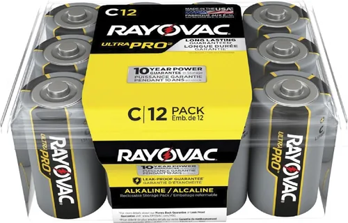 Vista 3 de Pilas alcalinas Rayovac con tapa resellable, AL-C, C, C, 1, 6
