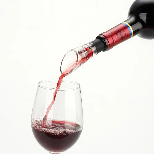 Vista 3 de White - Paquete de 6 vertedores de vino