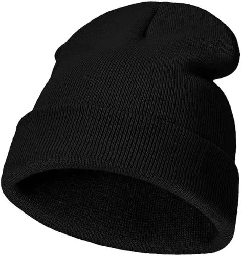 Vista 4 de Gorro de punto para hombres y mujeres, cálido y lindo gorro para invierno