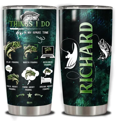 Vista 21 de WAZONE Vaso personalizado para amantes de los libros con tapa con nombre personalizado Just A Girl Who Loves Books de acero inoxidable de 20 onzas