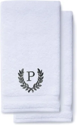 Vista 107 de Toallas de mano decorativas y con monograma para baño, cocina, maquillaje Regalo personalizado para boda-nupcial Toalla turca de lujo