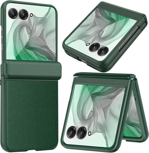Vista 23 de NINKI Funda para Motorola Razr 60 Ultra con protector de pantalla integrado, protección de bisagra a prueba de golpes, resistente, ultra delgada