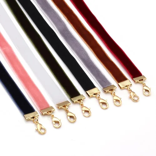 Vista 4 de MILAKOO Gargantilla de terciopelo para mujer, gargantilla gótica de encaje negro Color Profundo