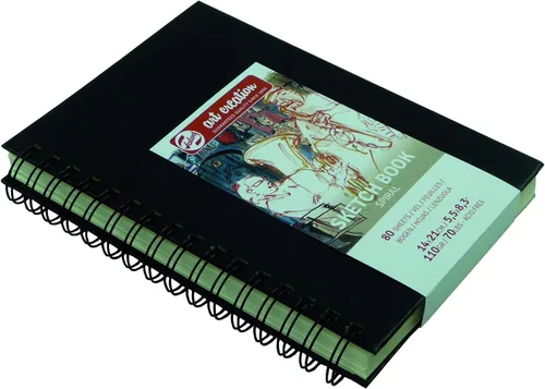 Vista 6 de Talens Art Creation Cuaderno de bocetos Espiral 15X15 cm, 80 Pages, 110Gr