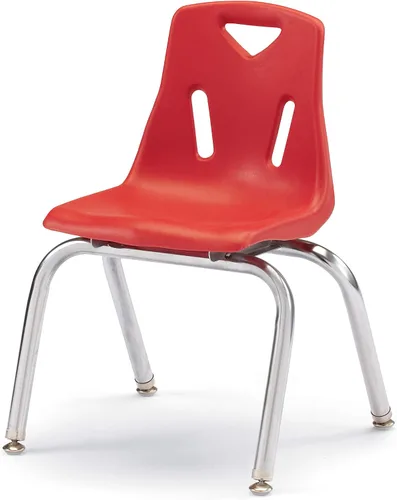 Vista 32 de Berries silla apilable con patas cromadas