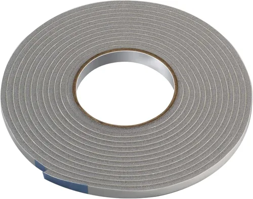 Vista 2 de Frost King Cinta de espuma de vinilo V443/4, 3/8 pulgadas x 3/16 pulgadas x 17 pies, gris (paquete de 4)