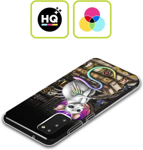 Vista 2 de Head Case Designs Officially Licensed Sarah Richter Alchemy Magic Rat Animals Gel Case [Military Grade Protection] Compatible with Samsung Galaxy