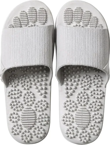 Vista 10 de Acupressure Massage Slippers Therapeutic Reflexology Sandals for Foot Acupoint Massage Shiatsu Arch Pain Relief Non-Slip Massage Shoes for Bath