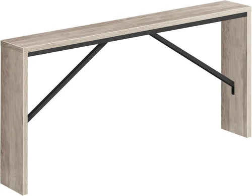 Vista 10 de MAHANCRIS Mesa consola, mesa de sofá de 62.2 pulgadas de largo detrás del sofá, mesa de entrada estrecha, mesa de comedor de granja con marco
