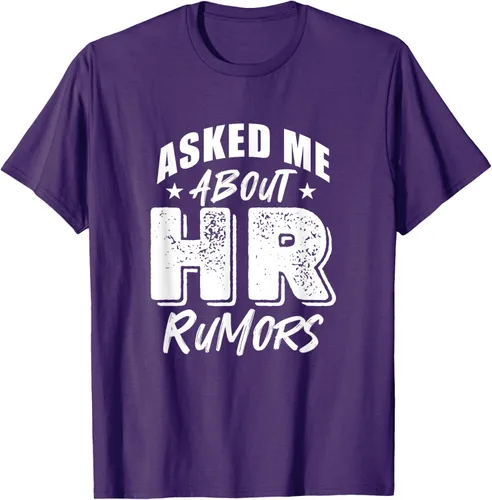 Vista 3 de Pregúntame sobre Rumores de RRHH Camiseta, Negro