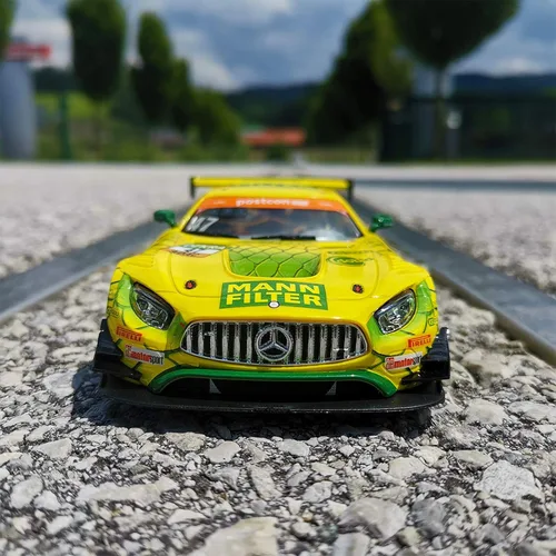 Vista 5 de Carrera 30910 Mercedes AMG GT3 Mann Filter Team Hip No. 47 Escala 1:32 Ranura Digital Coche Carreras Vehículo Ranura Digital Pistas de Carreras