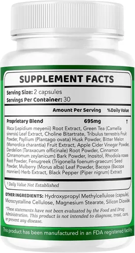 Vista 7 de BioSlim Cleanse Cápsulas (2 unidades) – Suplemento oficial de pastillas para pérdida de limpieza Bio Slim, fórmula avanzada de alta resistencia