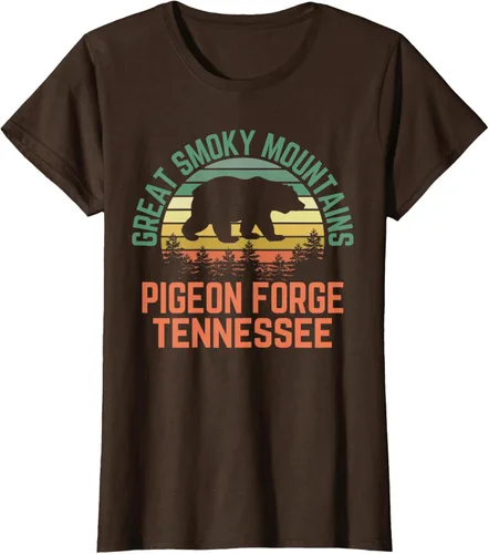 Vista 17 de Camiseta Pigeon Forge Great Smoky Mountains National Park Tennessee, Negro, S