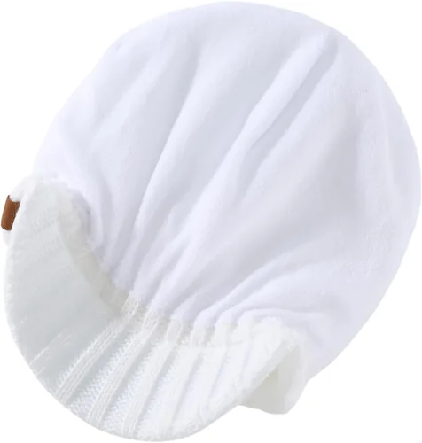 Vista 3 de Home Prefer - Gorro de punto grueso de invierno con visera para hombre