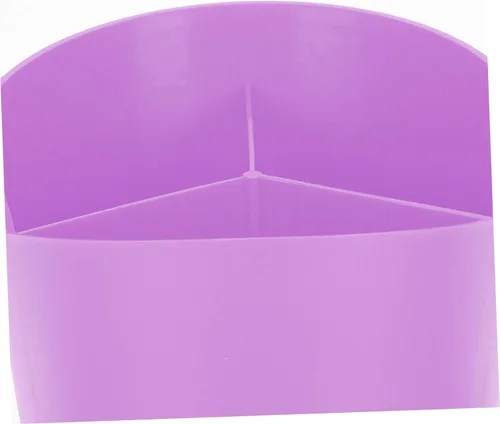 Vista 3 de Healeved Cubo de paja de tres compartimentos Soporte multifunción Estuche de almacenamiento de pajitas Cucharas Cubo de almacenamiento para el hogar