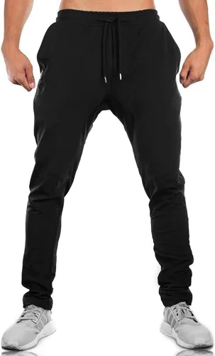 Vista 2 de TBMPOY - Pantalones deportivos ajustados para correr entrenamiento para hombre pantalones de gimnasia