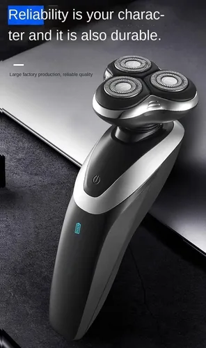 Vista 2 de Afeitadoras de cabeza para hombres calvos, afeitadora eléctrica para hombres, máquina de afeitar, afeitadora eléctrica para hombres, afeitadora