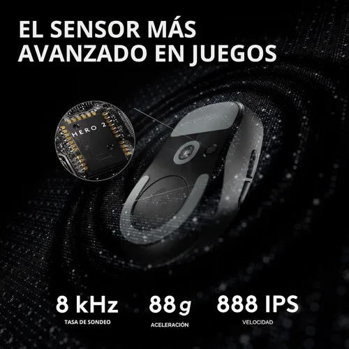 Vista 4 de Logitech G PRO X Superlight 2 SE - Mouse inalámbrico para juegos, 2.12 oz de grado profesional con 5 botones programables, sensor DPI de 44 K, 888+