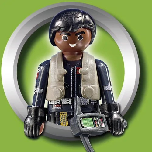 Vista 2 de PLAYMOBIL 9349 Ghostbusters II Winston Zeddemore Playmogram Figura 3D