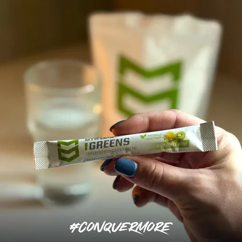 Vista 7 de MTN OPS Super Greens Daily Superfood Blend naturalmente endulzado con fruta de monje apoyo inmune y digestivo Verdes ricos en clorofila, polvo