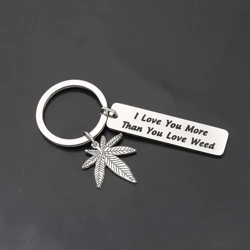 Vista 7 de ENSIANTH Dije de hoja de niña con un regalo divertido