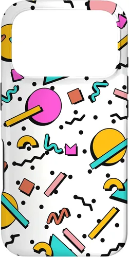 Vista 30 de Vintage Geometría Forma Patrón Retro 80s 90's Nostalgia Case para iPhone 17