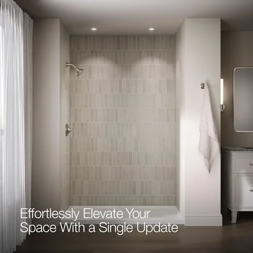 Vista 6 de Tone Shower Only Trim Paquete con cabezal de ducha de función única de 1.75 GPM