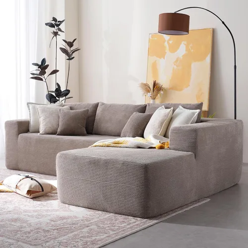 Vista 32 de Sofá modular Cloud de 96 pulgadas con tumbona, asiento profundo en forma de L, moderno sofá cama sin hueso, no requiere montaje, sofás sin hueso