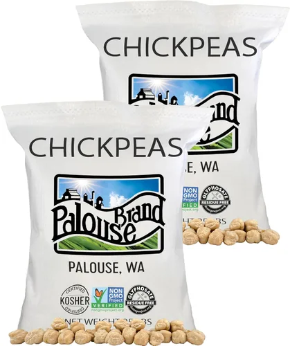 Vista 16 de Palouse Brand Garbanzos certificados sin residuos de glifosato Frijoles de Garbanzo 1 libra Cultivado familiar en el estado de Washington