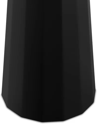 Vista 6 de SIMPLIHOME Dayton - Mesa auxiliar redonda contemporánea de madera maciza de mango de 13 pulgadas de ancho en negro, completamente ensamblada