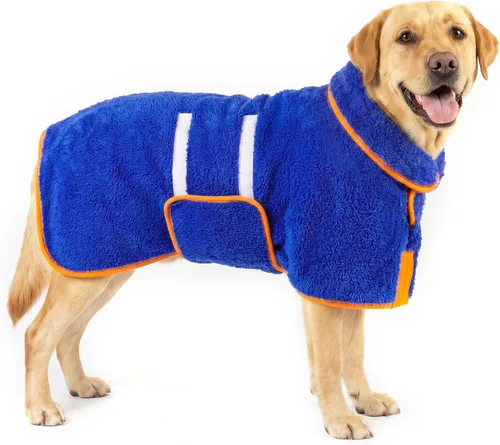 Vista 26 de Bienbee Albornoz para perro, súper absorbente para perros pequeños a Negro