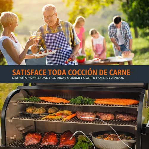 Vista 6 de Paquete de 2 sondas de carne de repuesto para parrillas Traeger, enchufe