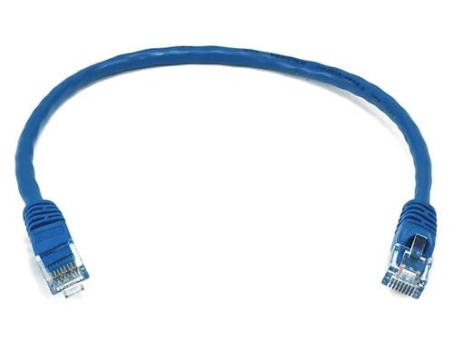 Vista 47 de Monoprice - Cable de red Ethernet Cat6 0.5 pies 24AWG 550MHz UTP de cobre desnudo, negro