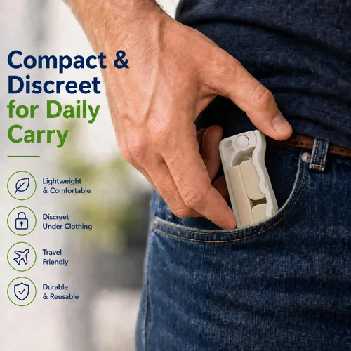Vista 6 de Exprimidor de ComMedPro – Infinitamente Ajustable – Talla Única – Abrazadera para Incontinencia Masculina – Añade comodidad y confianza a tu día