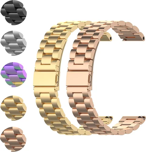 Vista 8 de Compatible con Michael Kors Access Gen 5 Bradshaw/Lexington - Pulsera de metal de repuesto de acero inoxidable sólido para MK Access Gen 5 Lexington
