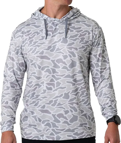 Vista 18 de Burlebo Sudadera de rendimiento para hombre – Prenda de manga larga ligera, ajuste atlético, absorción de humedad, protección solar Camuflaje