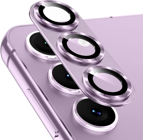 Vista 13 de Korecase Diseñado para Samsung Galaxy S23 Ultra Protector de lente de cámara Película de lente de vidrio templado, cubierta de cámara de metal