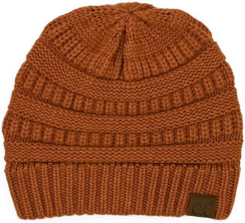 Vista 82 de C.C Trendy Warm Chunky Soft Stretch Cable Knit Beanie