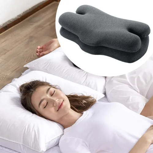 Vista 5 de Adjustable Firmness Cervical Pillow, Ergonomic Memory Foam,dark gray