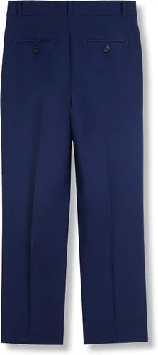 Vista 2 de Calvin Klein Boys Flat Bi-Stretch Dress Pant Straight Leg Fit Hemmed Bottom Belt Loops Functional Front Pockets