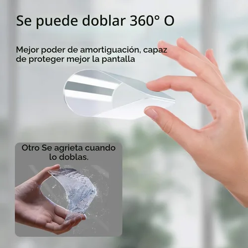 Vista 3 de Slanku Paquete de 3 protectores de pantalla para Samsung Galaxy S23 Plus Transparente
