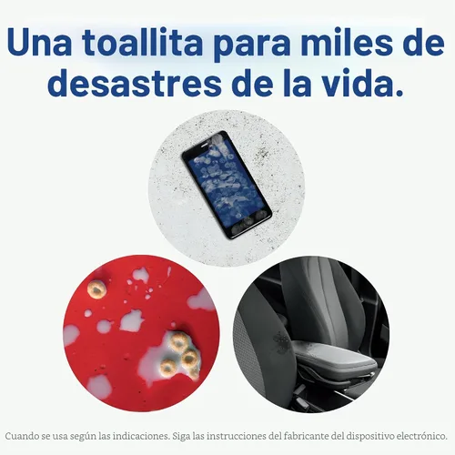 Vista 3 de Clorox 30112 - Toallitas desinfectantes, aroma fresco a limón (525 unidades)