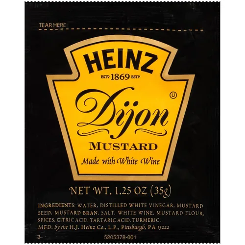 Vista 16 de Heinz Mostaza suave individual (estuche de 1000 unidades)