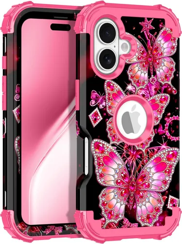 Vista 57 de Rancase Funda para iPhone 11, tres capas de alta resistencia a prueba de golpes, protección de plástico duro + funda protectora de goma de silicona