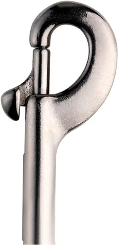 Vista 17 de Flourish Gancho a presión de perno de doble cara resistente, acero inoxidable, gancho multiusos de 4 pulgadas con aberturas de 1/2 pulgada, ideal