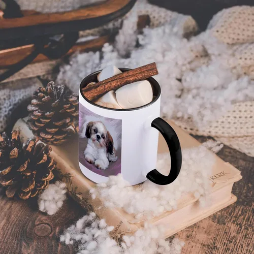 Vista 6 de 3dRose Taza de café, tamaño – 15 oz – Shih Tzu Puppy Dogs ShihTzu – divertido regalo de taza de café