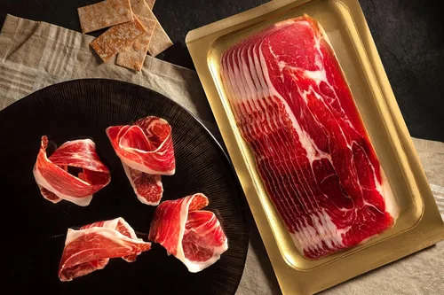 Vista 5 de Jamón Serrano Rebanado 2 oz por Fermin
